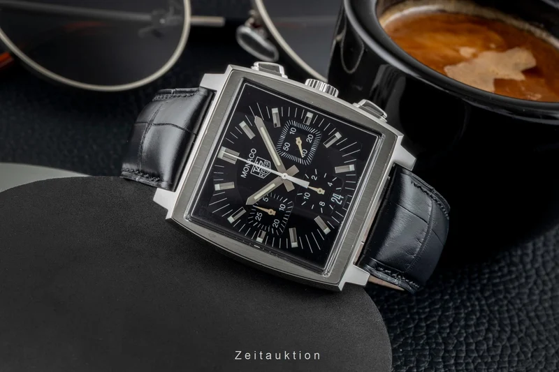 Tag Heuer Monaco chronograph steel automatic men's watch CW2111-0 [2602077]