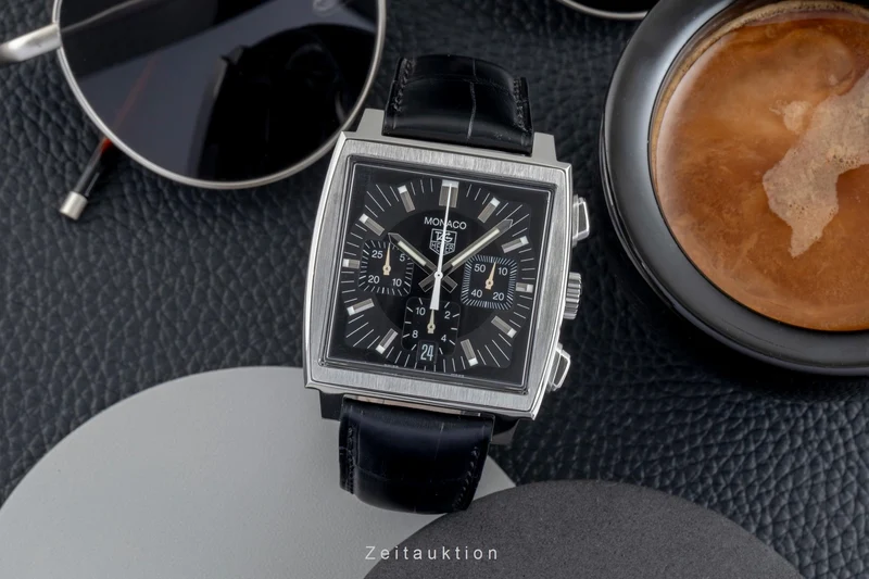 Tag Heuer Monaco chronograph steel automatic men's watch CW2111-0 [2602077]
