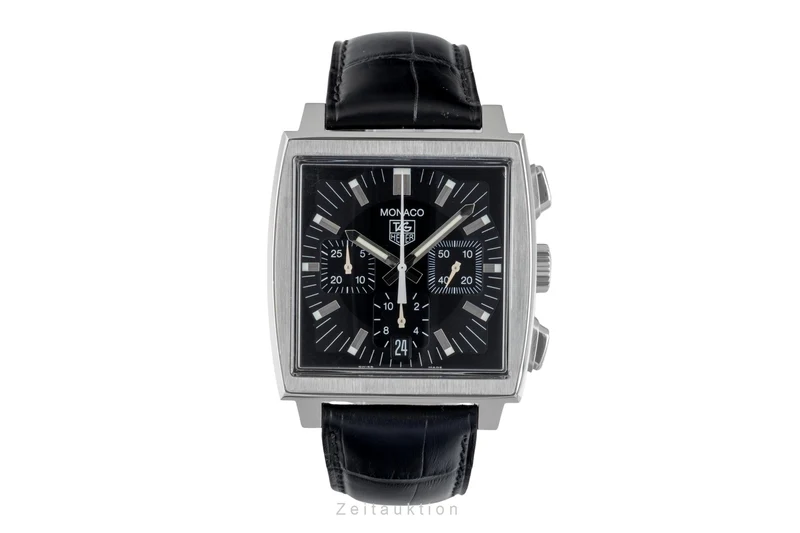 Tag Heuer Monaco chronograph steel automatic men's watch CW2111-0 [2602077]
