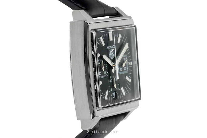 Tag Heuer Monaco chronograph steel automatic men's watch CW2111-0 [2602077]