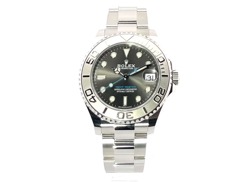 Rolex Yacht-Master 37 Edelstahl Platin 268622 Rhodium