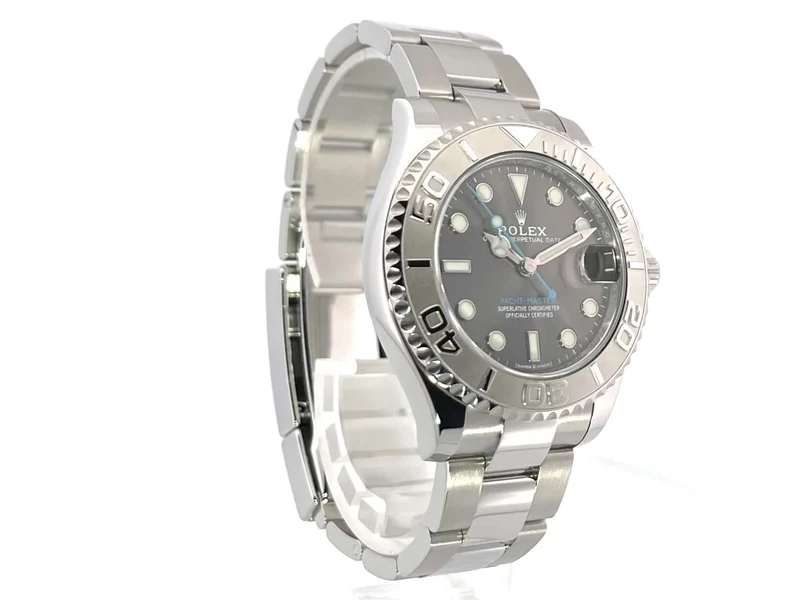 Rolex Yacht-Master 37 Edelstahl Platin 268622 Rhodium