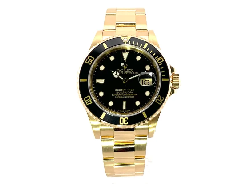 Rolex Submariner Date 16618 Gelbgold