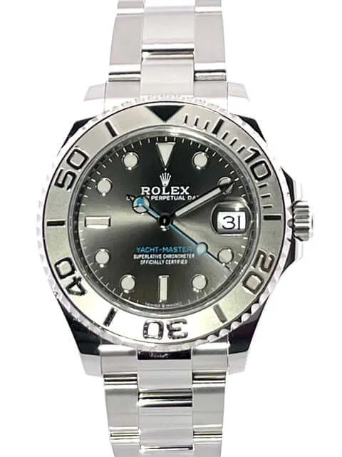 Rolex Yacht-Master 37 Edelstahl Platin 268622 Rhodium
