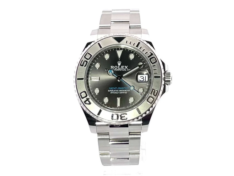 Rolex Yacht-Master 37 Edelstahl Platin 268622 Rhodium