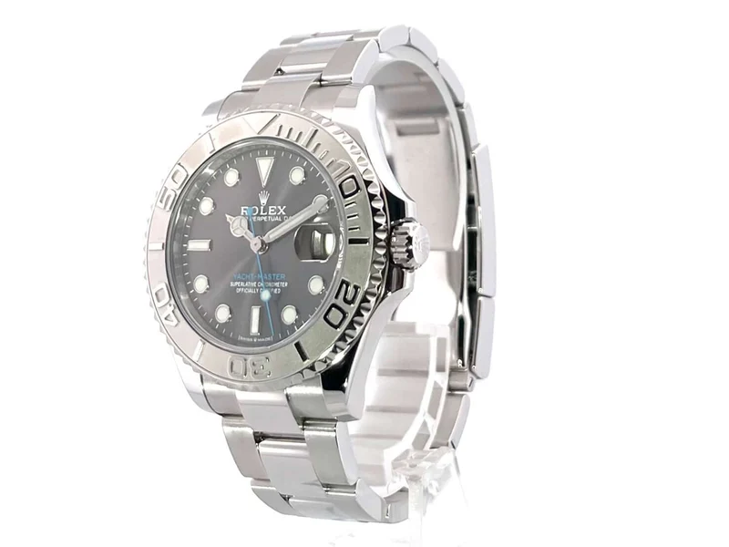 Rolex Yacht-Master 37 Edelstahl Platin 268622 Rhodium