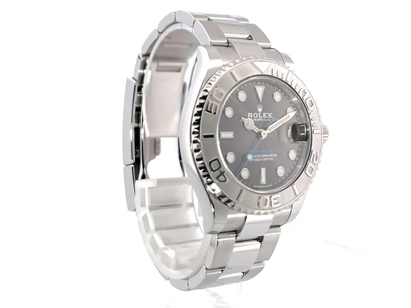 Rolex Yacht-Master 37 Edelstahl Platin 268622 Rhodium