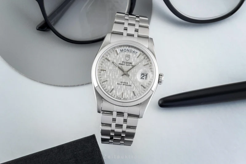 Tudor Date-Day steel automatic men's watch 76200 [2602279]