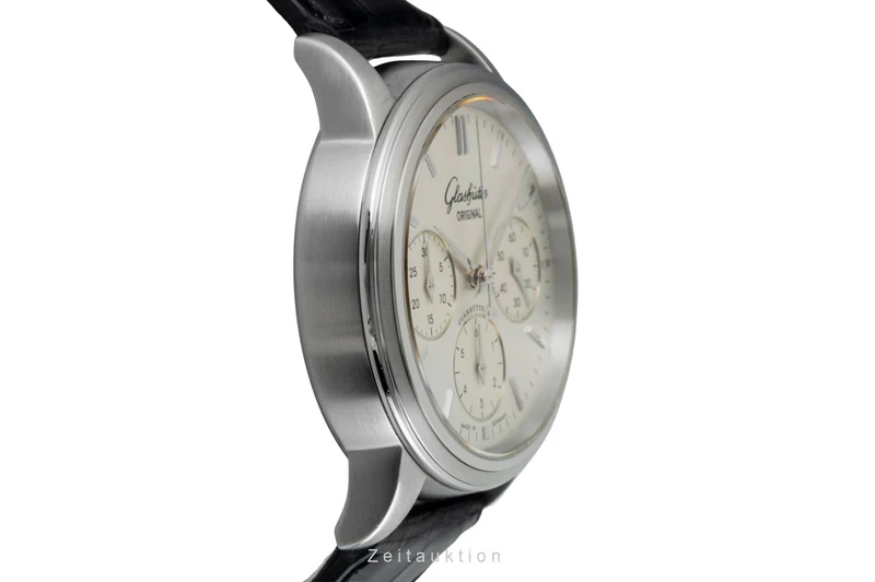 Glashütte Senator chronograph steel automatic men's watch 39-31-11-13-04 [2601590]