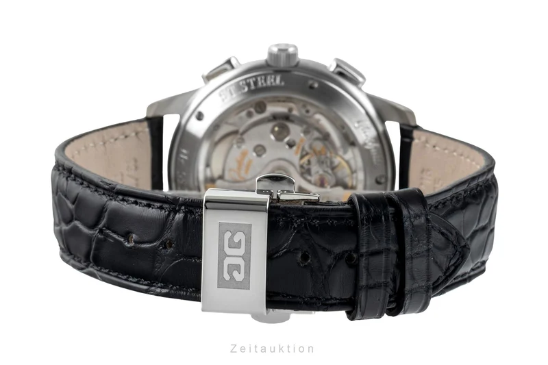 Glashütte Senator chronograph steel automatic men's watch 39-31-11-13-04 [2601590]