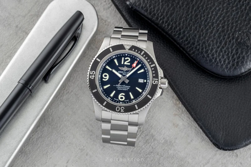 Breitling Superocean steel automatic men's watch A17367D71B1A1 [2602392]