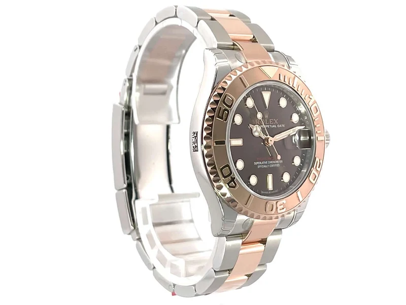 Rolex Yacht-Master 37 Edelstahl Everose-Gold 268621 verklebt 2022