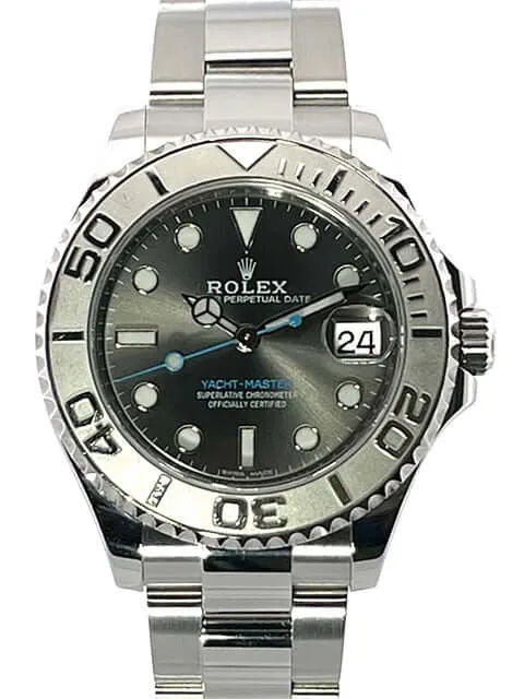 Rolex Yacht-Master 37 Edelstahl Platin 268622 Rhodium LC100 aus 2016