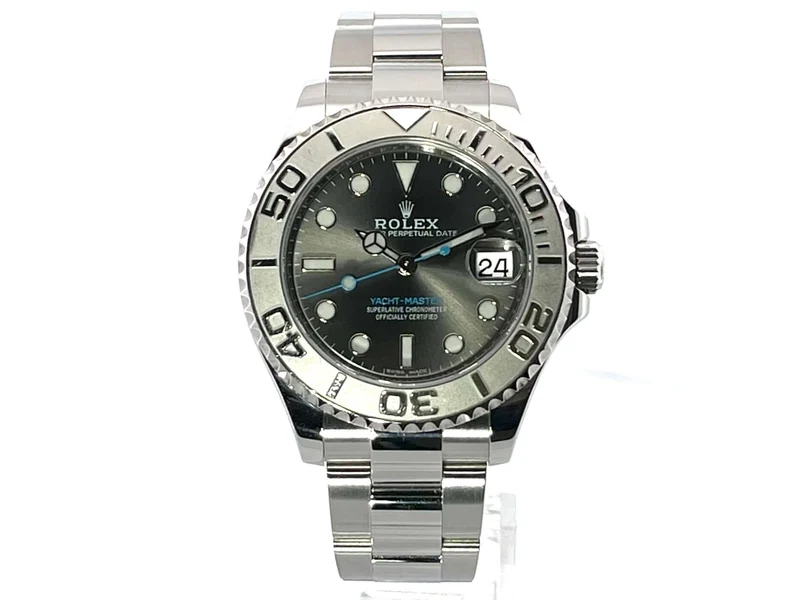Rolex Yacht-Master 37 Edelstahl Platin 268622 Rhodium LC100 aus 2016