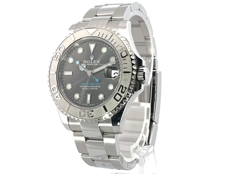 Rolex Yacht-Master 37 Edelstahl Platin 268622 Rhodium LC100 aus 2016