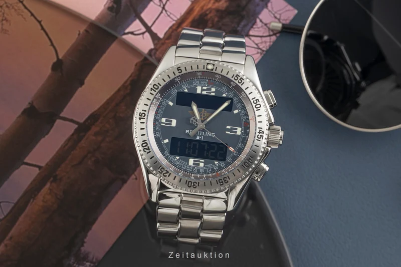 Breitling B1 chronograph steel quartz men's watch A68362 [2602361]