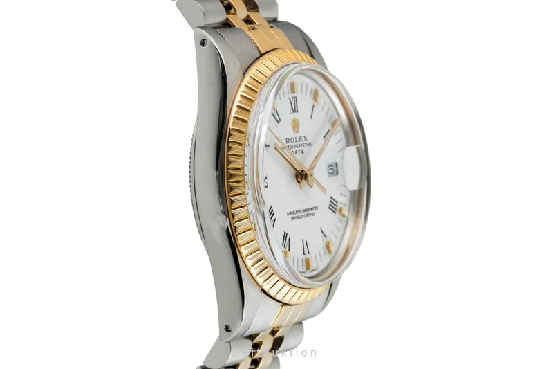 Rolex Date steel / gold automatic men's watch 15053 [2602336]