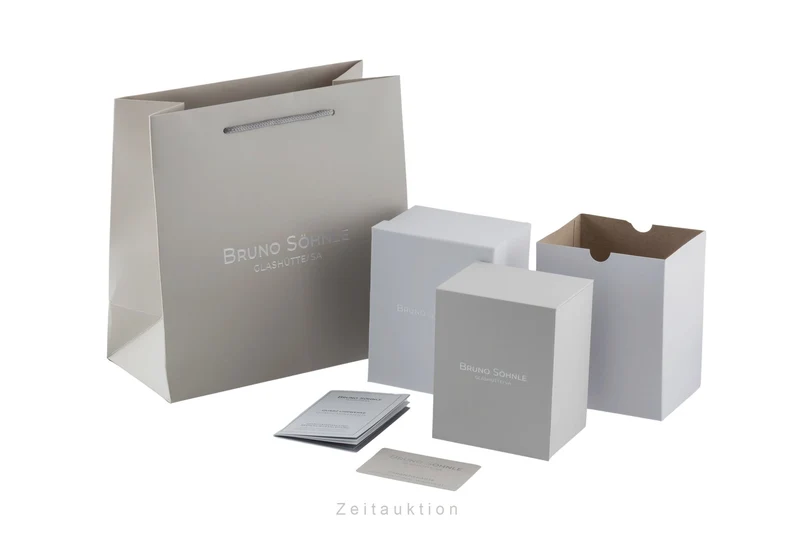 Bruno Söhnle Glashütte Bergamo Big steel quartz men's watch 17-13234-131 [2602742]