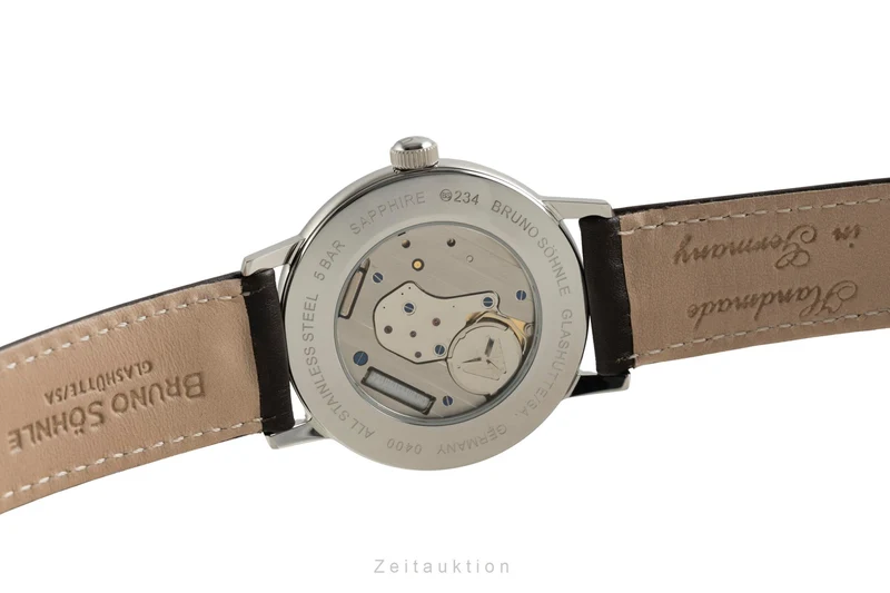 Bruno Söhnle Glashütte Bergamo Big steel quartz men's watch 17-13234-131 [2602742]