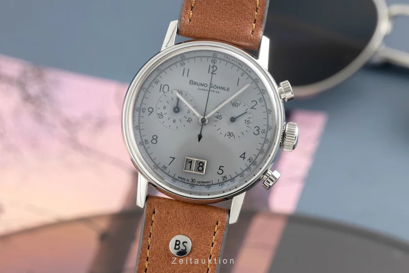 Bruno Söhnle Glashütte Bergamo Chronograph chronograph steel quartz men's watch 17-13237-831 [2602741]