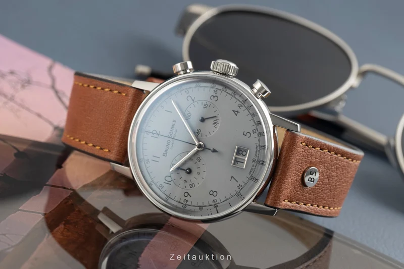 Bruno Söhnle Glashütte Bergamo Chronograph chronograph steel quartz men's watch 17-13237-831 [2602741]