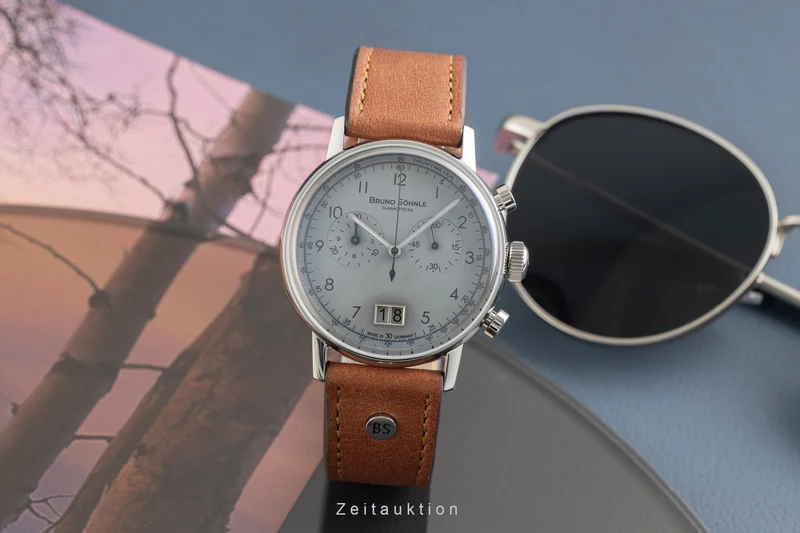 Bruno Söhnle Glashütte Bergamo Chronograph chronograph steel quartz men's watch 17-13237-831 [2602741]