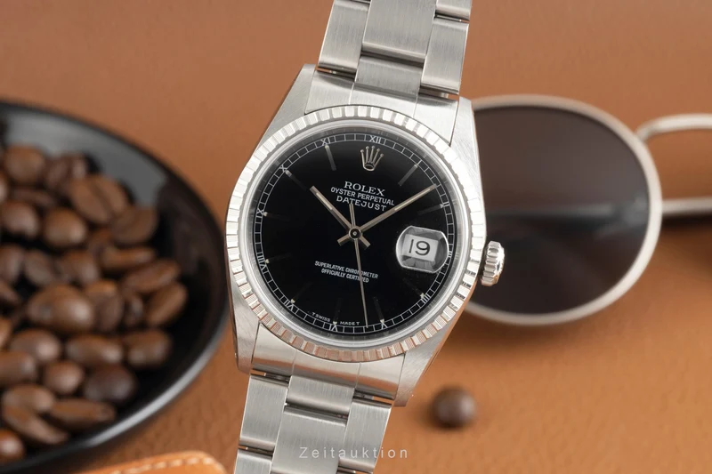 Rolex Datejust steel automatic men's watch 16220 [2602254]