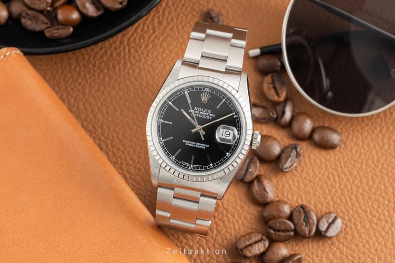 Rolex Datejust steel automatic men's watch 16220 [2602254]