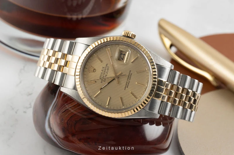 Rolex Datejust steel / gold automatic men's watch 16013 Vintage [2601873]