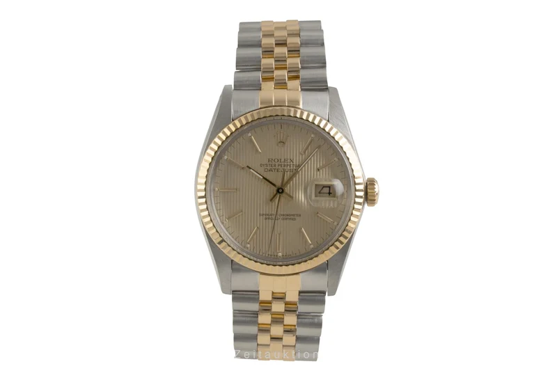 Rolex Datejust steel / gold automatic men's watch 16013 Vintage [2601873]