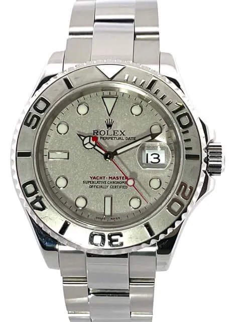 Rolex Yacht-Master 40 Edelstahl Platin 16622 aus 2003 LC100