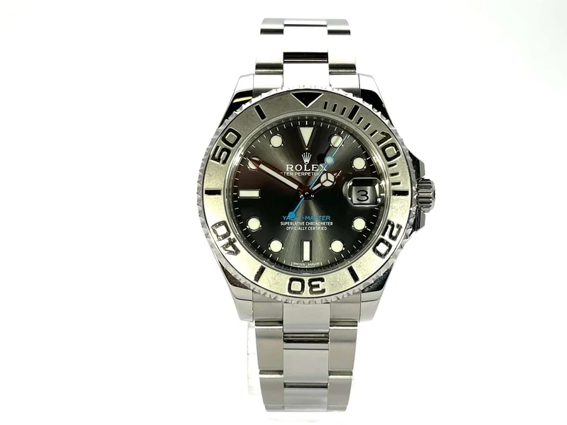 Rolex Yacht-Master 37 Edelstahl Platin 268622 Rhodium aus 2016 LC100