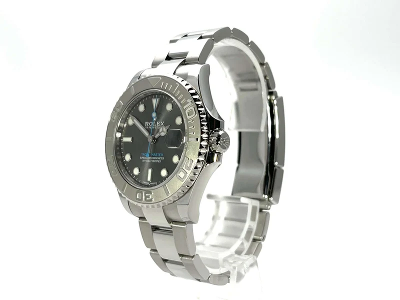 Rolex Yacht-Master 37 Edelstahl Platin 268622 Rhodium aus 2016 LC100