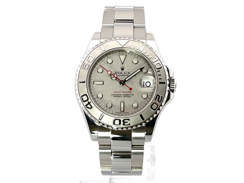 Rolex Yacht-Master 35 Edelstahl Platin 168622 aus 2016 LC100
