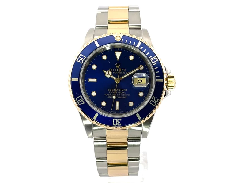 Rolex Submariner Date 16613 Edelstahl Gelbgold LC100 aus 1996