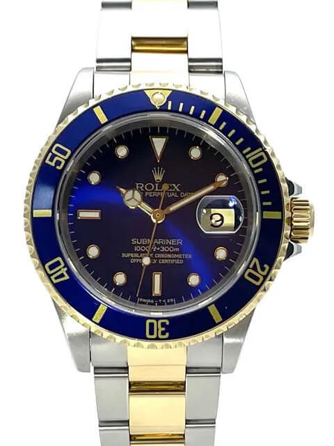 Rolex Submariner Date 16613 Edelstahl Gelbgold aus 1996 LC100