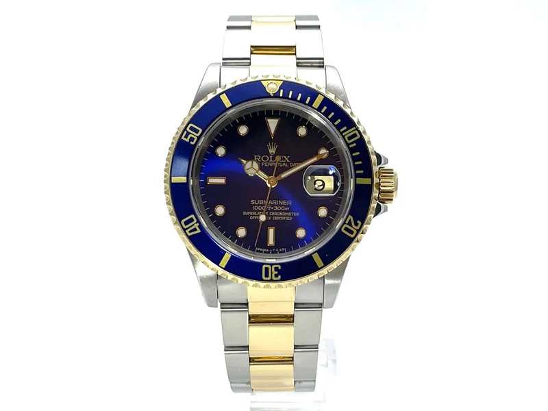 Rolex Submariner Date 16613 Edelstahl Gelbgold aus 1996 LC100