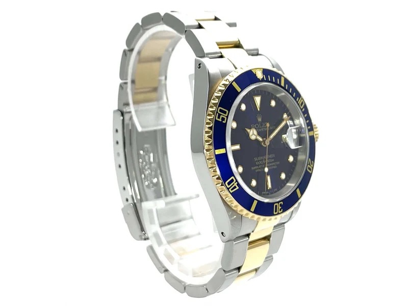 Rolex Submariner Date 16613 Edelstahl Gelbgold aus 1996 LC100