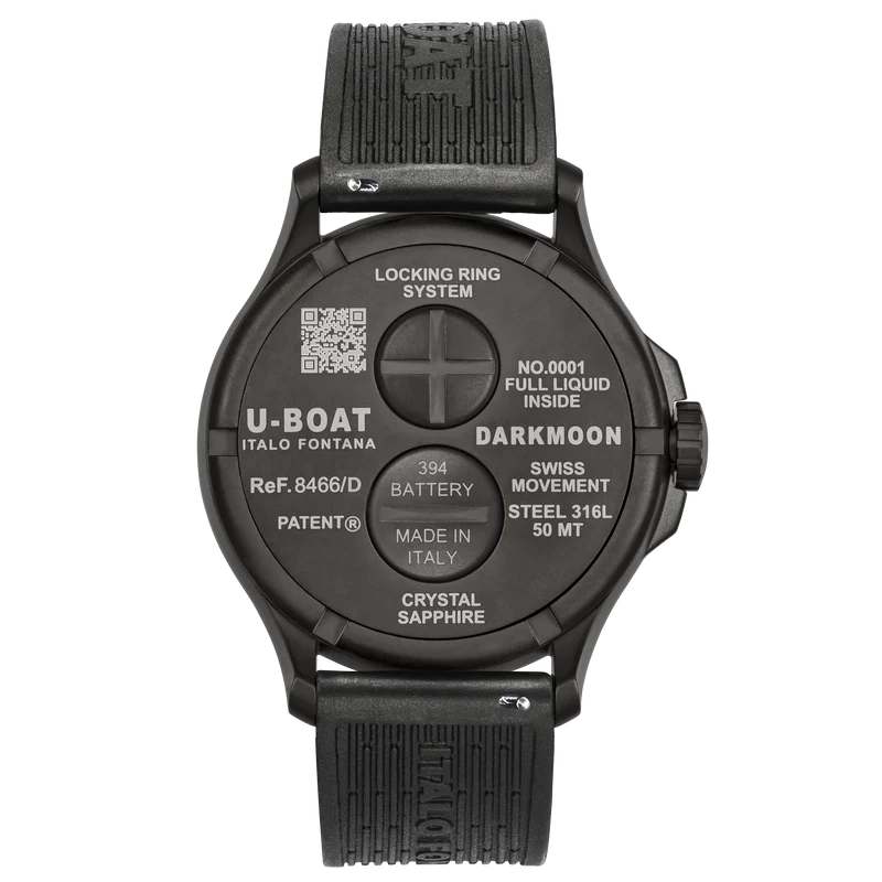 U-Boat Darkmoon RED GLASS PVD