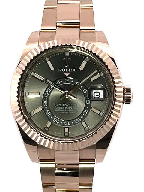 Rolex Sky-Dweller 326935 Everose-Gold Rhodium ungetragen 2021