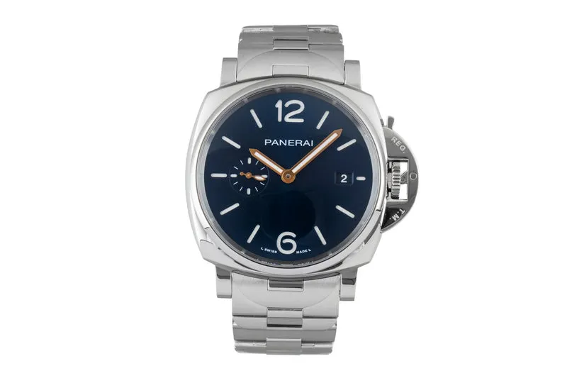 Panerai Luminor steel automatic men's watch PAM01124 LP: 8600EUR [2507320]