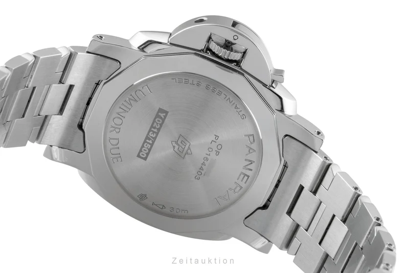 Panerai Luminor steel automatic men's watch PAM01124 LP: 8600EUR [2507320]