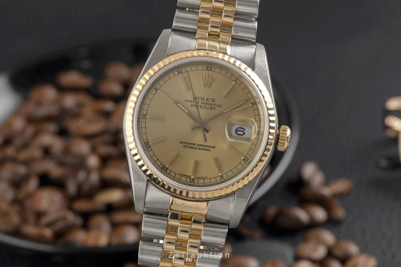 Rolex Datejust steel / gold automatic men's watch 16233 [2602334]