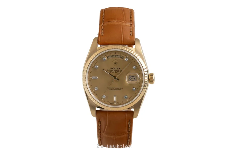Rolex Day-Date 18 ct gold automatic men's watch 18038 Vintage [2602241]