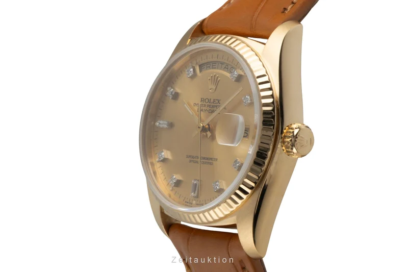 Rolex Day-Date 18 ct gold automatic men's watch 18038 Vintage [2602241]