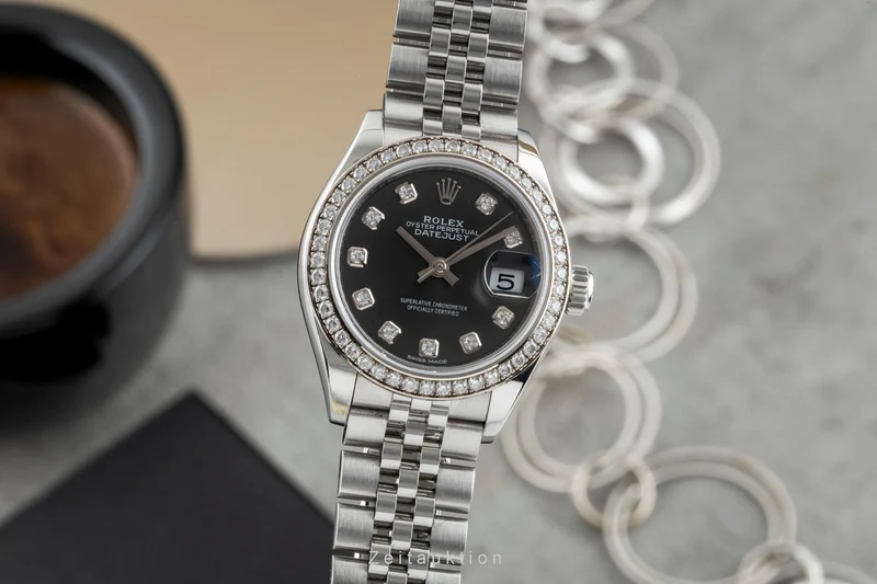 Rolex Lady Datejust steel / white gold automatic women's watch 279384RBR LP: 18000EUR [2602487]