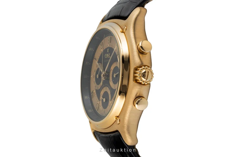 Ebel 1911 chronograph 18 ct gold automatic men's watch 8137241 [2600868]