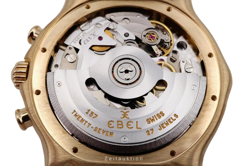 Ebel 1911 chronograph 18 ct gold automatic men's watch 8137241 [2600868]