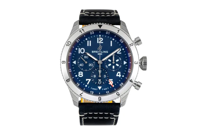 Breitling Super Avi chronograph steel automatic men's watch AB04451A1C1X1 LP: 10900EUR [2602128]