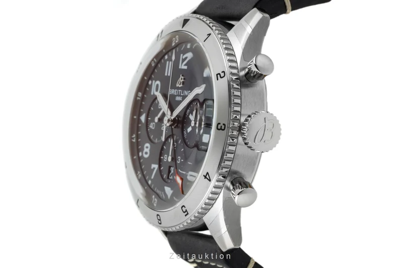 Breitling Super Avi chronograph steel automatic men's watch AB04451A1C1X1 LP: 10900EUR [2602128]